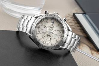 Thumbnail von Omega Speedmaster Date Chronograph Stahl Automatik Ref. 3211.30.00