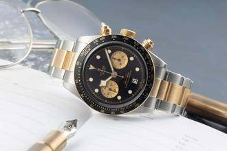 Thumbnail von Tudor Black Bay Chrono Stahl / Gold Automatik Ref. M79363N-0001 B&P