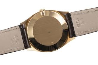 Thumbnail von Rolex Cellini 18k (0,750) Gold Handaufzug Herrenuhr Ref. 4133 Papiere 1988