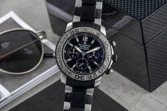 Blancpain Air Command Flyback Chronograph Edelstahl Ref. 2285F-6530-66A Papers 