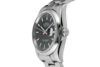 Thumbnail von Rolex Datejust 36 Black Dial Edelstahl Automatik Herrenuhr Ref. 116200 G-Serie