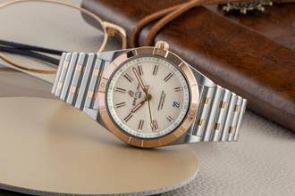 Thumbnail von Breitling Chronomat 36 Stahl / Gold Automatik Herrenuhr Ref. U10380 B&P