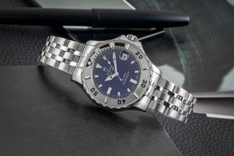 Thumbnail von Tudor Hydronaut Stahl Automatik Herrenuhr Ref. 85190 Box & Papiere 2008 Anker