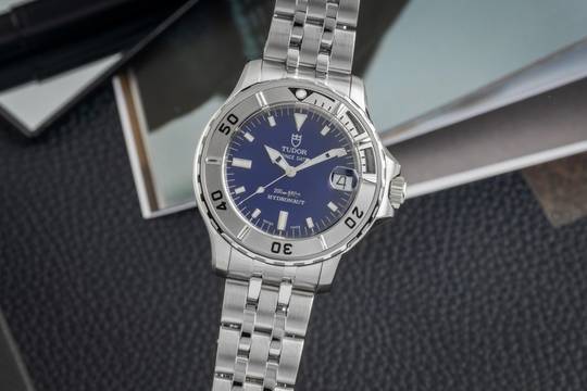  Tudor Hydronaut Stahl Automatik Herrenuhr Ref. 85190 Box & Papiere 2008 Anker 