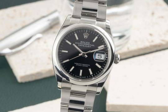  Rolex Datejust 36 Black Dial Edelstahl Automatik Herrenuhr Ref. 126200 B&P 2025 