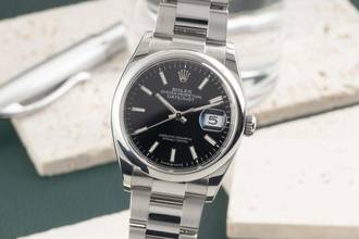 Rolex Datejust 36 Black Dial Edelstahl Automatik Herrenuhr Ref. 126200 B&P 2025 