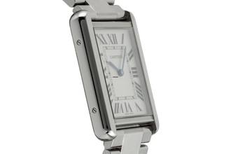 Thumbnail von Cartier Tank Solo stainless steel men's watch sapphire glass Ref. W5200014 3169