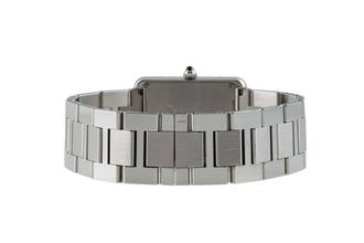 Thumbnail von Cartier Tank Solo stainless steel men's watch sapphire glass Ref. W5200014 3169