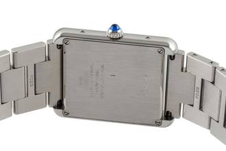 Thumbnail von Cartier Tank Solo stainless steel men's watch sapphire glass Ref. W5200014 3169