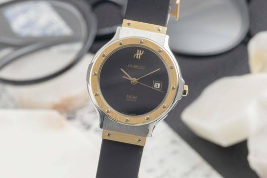  Hublot Classic MDM Stahl / Gold Quarz Damenuhr Ref. 139.10.2 Klassiker 