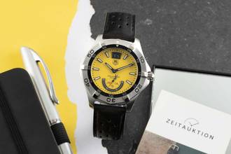 Thumbnail von TAG Heuer Aquaracer 300M Grand Date Stahl Quarz Yellow Dial Ref. WAF1012.FT8010