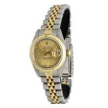 Thumbnail von Rolex Lady-Datejust 26mm gold/steel Ref. 69173 Full set