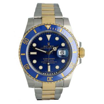 Rolex Submariner Date gold/steel Ref. 116613LB Full set 2018