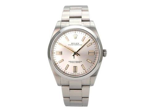 Rolex Oyster Perpetual 41 Ref. 124300 Zifferblatt Silber 