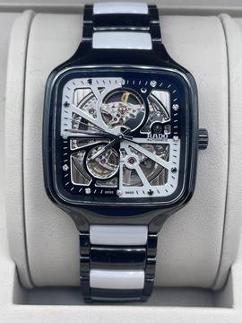  Rado True Automatic Open Heart Diamonds Limited True Square FULL SET WITH BOX & PAPERS LIKE NEW year:2025 Keramik 