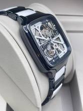 Thumbnail von Rado True Automatic Open Heart Diamonds Limited True Square FULL SET WITH BOX & PAPERS LIKE NEW year:2025 Keramik