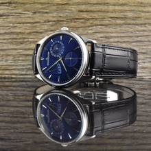  Jaeger-LeCoultre Master Ultra Thin Réserve de Marche Q1378480 Blue Dial B&P 2017 
