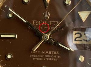 Thumbnail von Rolex GMT-Master 1675 Concorde Chocolate Enamel dial yellow gold 18KT 1968