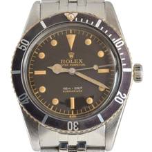 Thumbnail von Rolex Submariner (No Date) “James Bond” 6536-1 Tropical gilt radium dial TOP Condition 1957