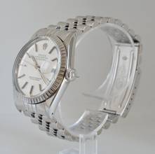 Thumbnail von Rolex Datejust 36 16030 Linen silver dial Full Set TOP Condition 1983