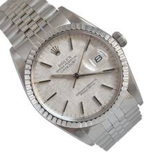 Thumbnail von Rolex Datejust 36 16030 Linen silver dial Full Set TOP Condition 1983
