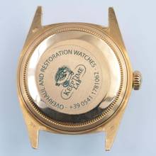 Thumbnail von Rolex Day-Date 18038 President Soleil blue dial gold 18KT Full Set TOP Condition