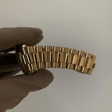 Thumbnail von Rolex Day-Date 18038 President Soleil blue dial gold 18KT Full Set TOP Condition