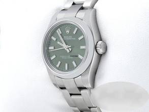 Thumbnail von Rolex Oyster Perpetual 26mm 176200 2018 Edelstahl Automatik Stahl Stainless Steel Oyster-band Chronometer Green Dial