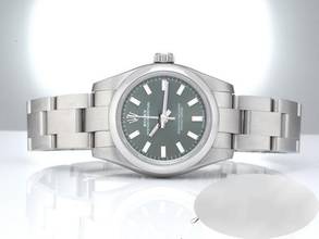 Thumbnail von Rolex Oyster Perpetual 26mm 176200 2018 Edelstahl Automatik Stahl Stainless Steel Oyster-band Chronometer Green Dial