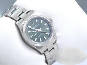 Thumbnail von Rolex Oyster Perpetual 26mm 176200 2018 Edelstahl Automatik Stahl Stainless Steel Oyster-band Chronometer Green Dial
