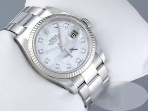 Thumbnail von Rolex Datejust 36 116234 Stahl Weissgold 750 Diamanten Perlmutt Automatik Stainless Steel 18kt White Gold Oyster-band Chronometer