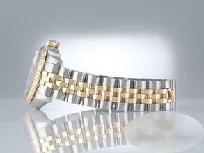 Thumbnail von Rolex Lady-Datejust 179173 2016 Stahl Gelbgold 750 Diamanten Automatik Gold Stainless Steel 18kt Yellow Gold Jubilé-band Chronometer Oyster Blue Dial