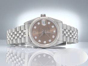 Thumbnail von Rolex Datejust 31 31mm Stahl Weissgold 750 2000 Diamanten Automatik Stainless Steel 18kt White Gold Jubilé-band Chronometer Oyster