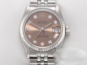  Rolex Datejust 31 31mm Stahl Weissgold 750 2000 Diamanten Automatik Stainless Steel 18kt White Gold Jubilé-band Chronometer Oyster 