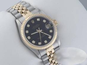 Thumbnail von Rolex Datejust 31 Medium Stahl Gelbgold 750 1996 Diamanten Automatik Gold Stahl Stainless Steel 18kt Yellow Gold Jubilé-band Chronometer Oyster Black Dial