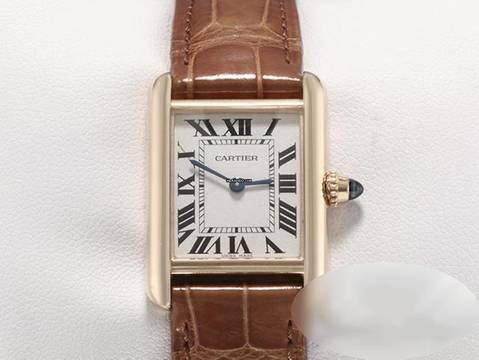 Cartier Tank Louis Cartier Kleines Modell Gelbgold 750 2018 W1529856 Gold Damen 18kt Yellow Gold 