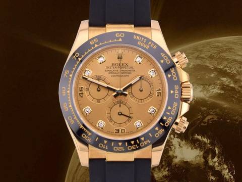  Rolex Daytona Cosmograph Daytona 116518ln New 2019 - Diamonds Dial Full Set 