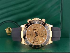 Thumbnail von Rolex Daytona Cosmograph Daytona 116518ln New 2019 - Diamonds Dial Full Set