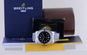 Thumbnail von Breitling Chronomat Colt 44 Automatic Stahl black Diver 44mm Full-Set Taucheruhr
