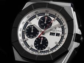 Thumbnail von Bernhard H. Mayer Stahl Automatik Limitiert Bj.2018 Full Set original Unpoliert Vintage Exemplar
