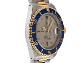 Thumbnail von Rolex Submariner Date Sultan Ref.16613 1991 Full Set LC 100 Original Vintage Unpoliert Submariner Date Sultan Diamanten Saphire