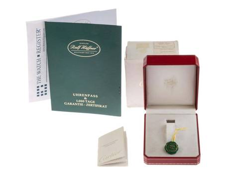  Cartier Santos Galbée Lady PM Ref.1567 Bj.1999 Full original Vintage Unpoliert Santos Galbee Lady PM kleines Modell 