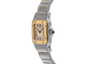 Thumbnail von Cartier Santos Galbée Lady PM Ref.1567 Bj.1999 Full original Vintage Unpoliert Santos Galbee Lady PM kleines Modell