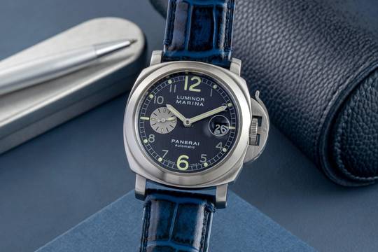  Panerai Luminor Marina Automatic Edelstahl Automatik Herrenuhr Ref. PAM00086 