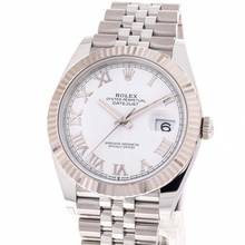 Thumbnail von Rolex Datejust 41 White Roman Jubilee – 126334 – like NEW – 2024 Full Set