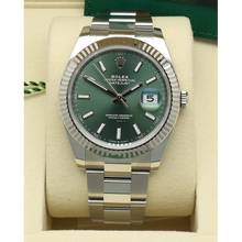 Thumbnail von Rolex Datejust 41 Ref.126334 Green Oyster 2026 Full Set
