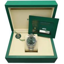 Thumbnail von Rolex Datejust 41 Ref.126334 Green Oyster 2026 Full Set