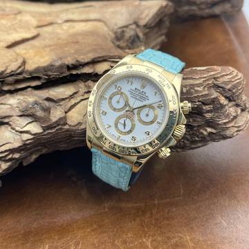  Rolex Daytona Daytona Gelbgold - Box/Servicepapiere - Ref. 116518 Rolex Service Papers 