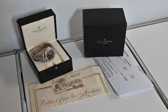 Thumbnail von Patek Philippe Nautilus Black Dial Steel Steel 3710/1 Vintage Power Reserve Extract Service 2024
