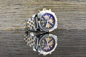 Thumbnail von Breitling Chronomat 44 Steel / Rose Gold & Black Dial - Full Set 2012